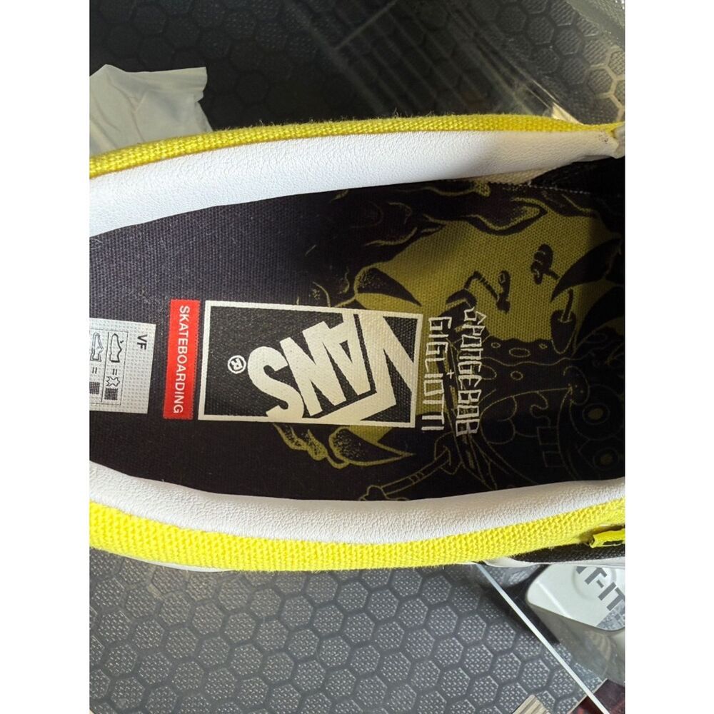VANS®  |  SPONGEBOB SQUAREPANTS  |  SLIP-ONS  |  MEN:9.5  |  NEW  | - Picture 11 of 14
